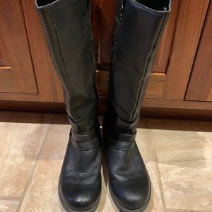 BOC Tall Black Leather Boots